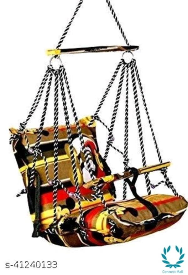 Classy Hanging Cradle - L XH XB (12.5 X3.5 X 9.5)cm, Cotton, Jhula, Pack Of:1